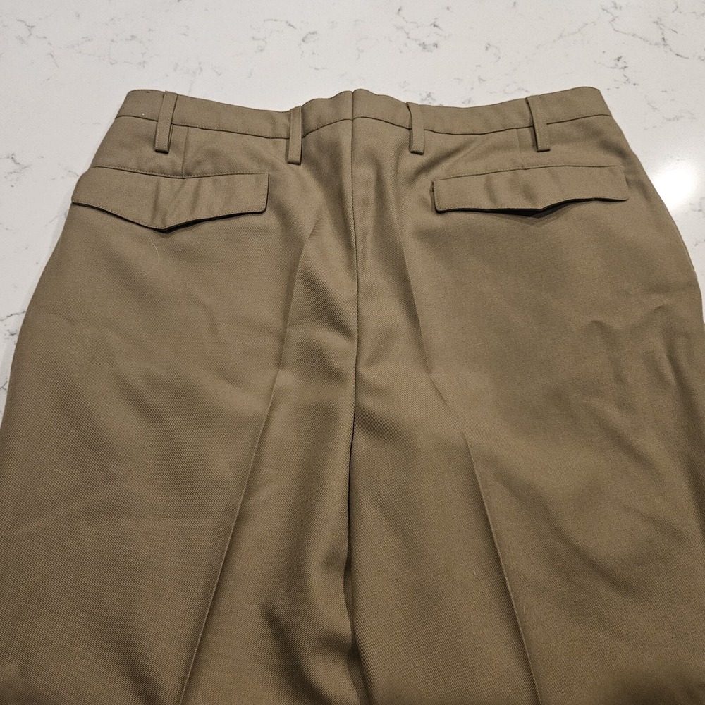 Bund Pants Mens 52 Tan Straight Leg Dress Pants 32X29 - Picture 8 of 8